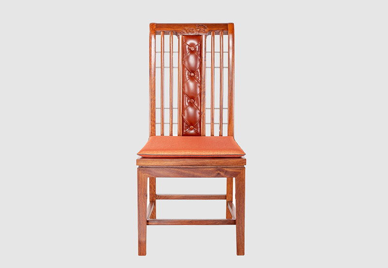 二七芙蓉榭中式实木餐椅效果图