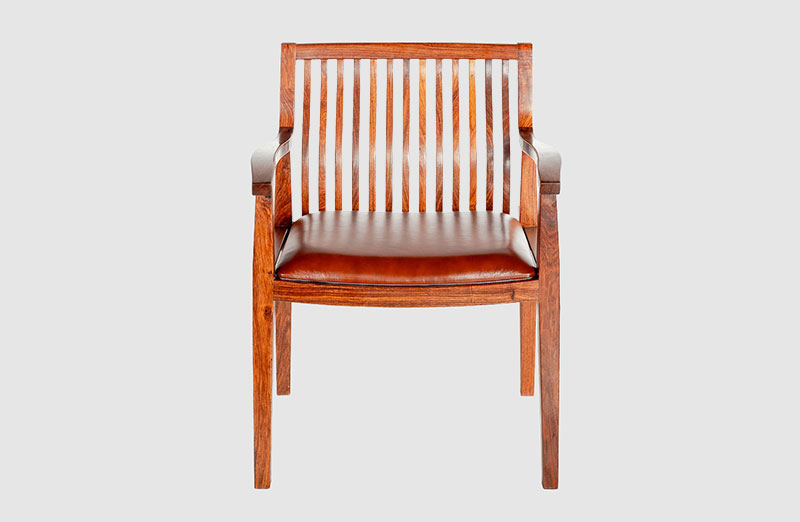 二七中式实木大方椅家具效果图