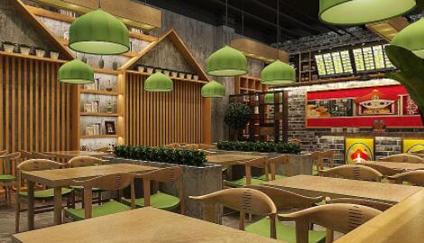 二七如何设计中式快餐店打造中式风味
